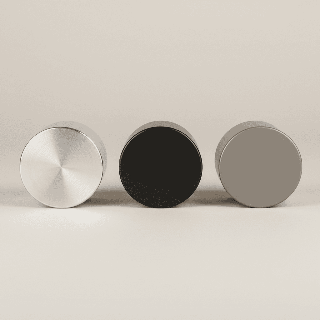 Brushed anodized aluminum surface texture